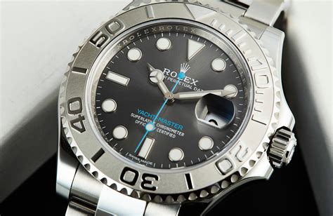 rolex rhodium dial yachtmaster|rolex yacht master 40 mm.